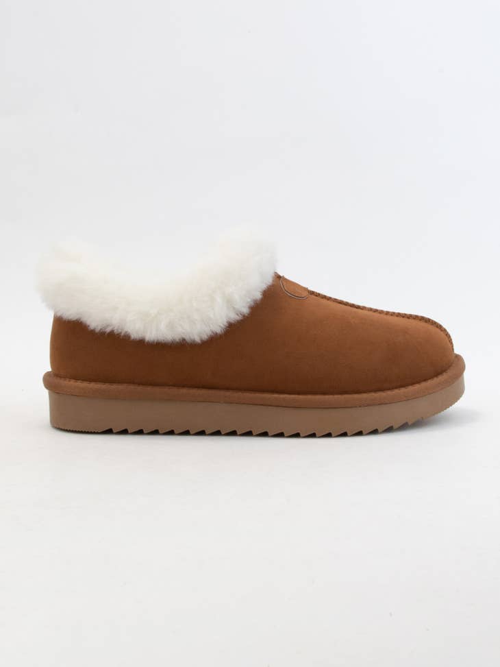 Sterling Short Ankle Slippers Tan