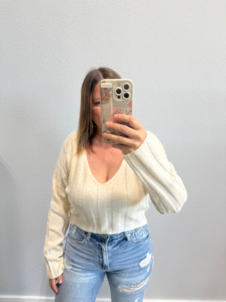 Sunny Cropped Sweater