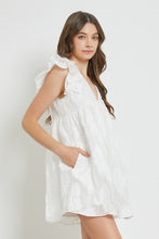 Load image into Gallery viewer, Gracie White Romper Dress
