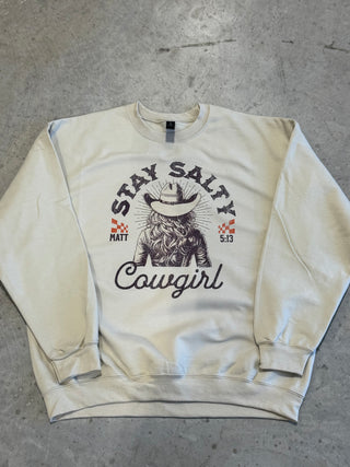 Stay Salty Cowgirl Graphic Top