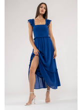 Load image into Gallery viewer, River Midi Dress Blue
