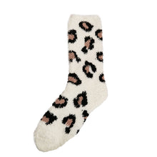Load image into Gallery viewer, Wild Winter Leopard Socks
