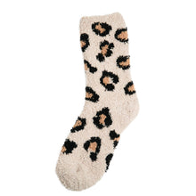 Load image into Gallery viewer, Wild Winter Leopard Socks
