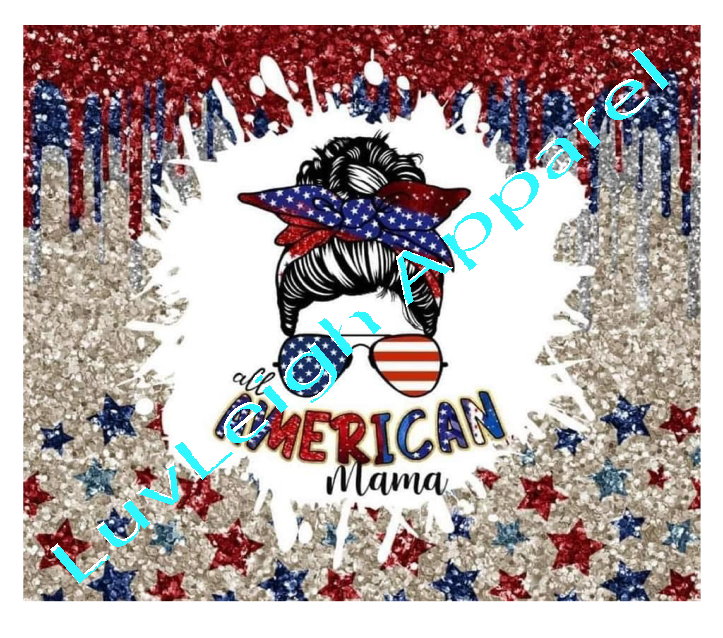 American Mama Glitter