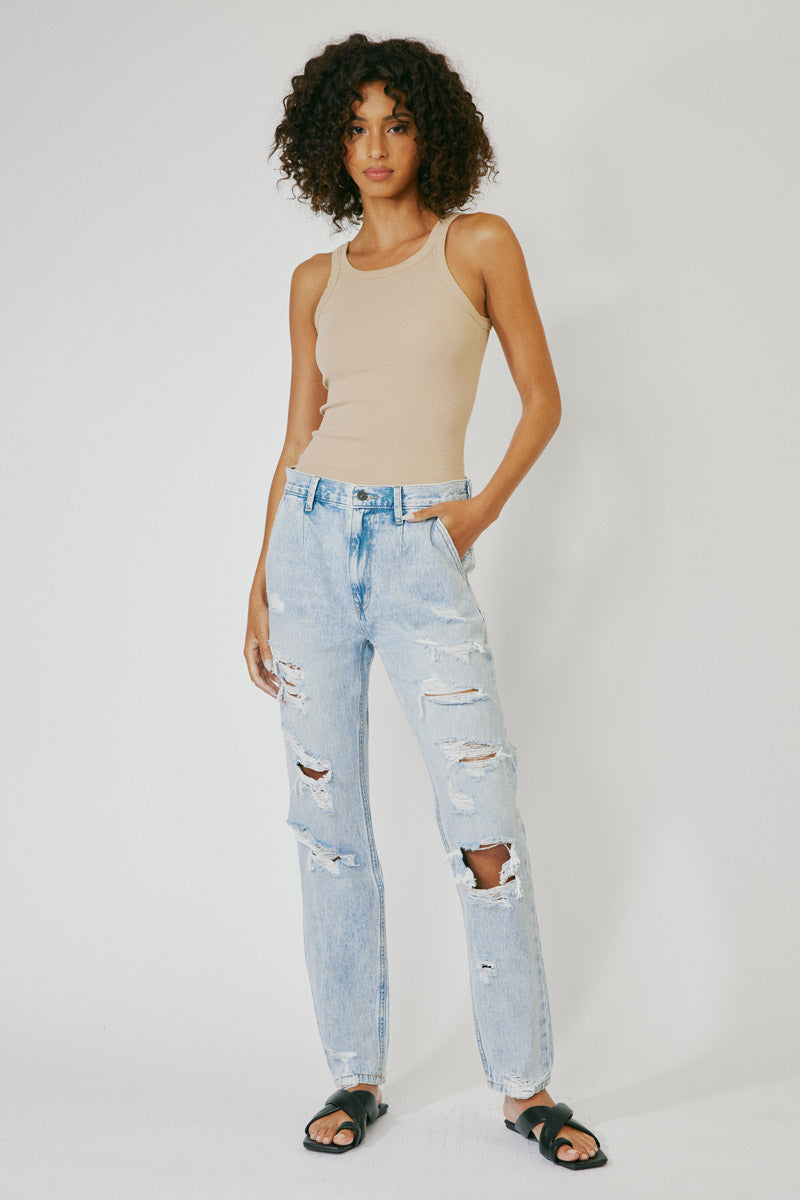Zariyah Ultra High Rise 90's Slouch Fit Jeans