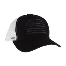 Load image into Gallery viewer, CC Laser Etched USA Flag Trucker Hat
