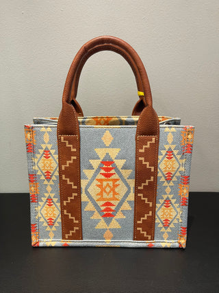 Wrangler Mini Crossbody Tote Light Blue