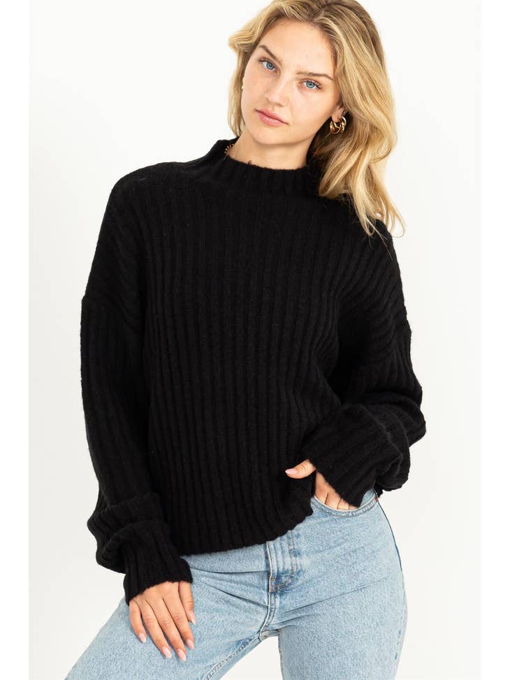 Snuggly Ribbed Sweater