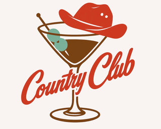 Country Club Graphic Top