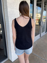 Load image into Gallery viewer, Carlie Tank Top Black
