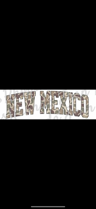 New Mexico Camo Graphic Top