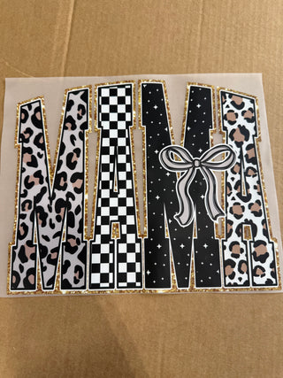 Mama Leopard DTF Print
