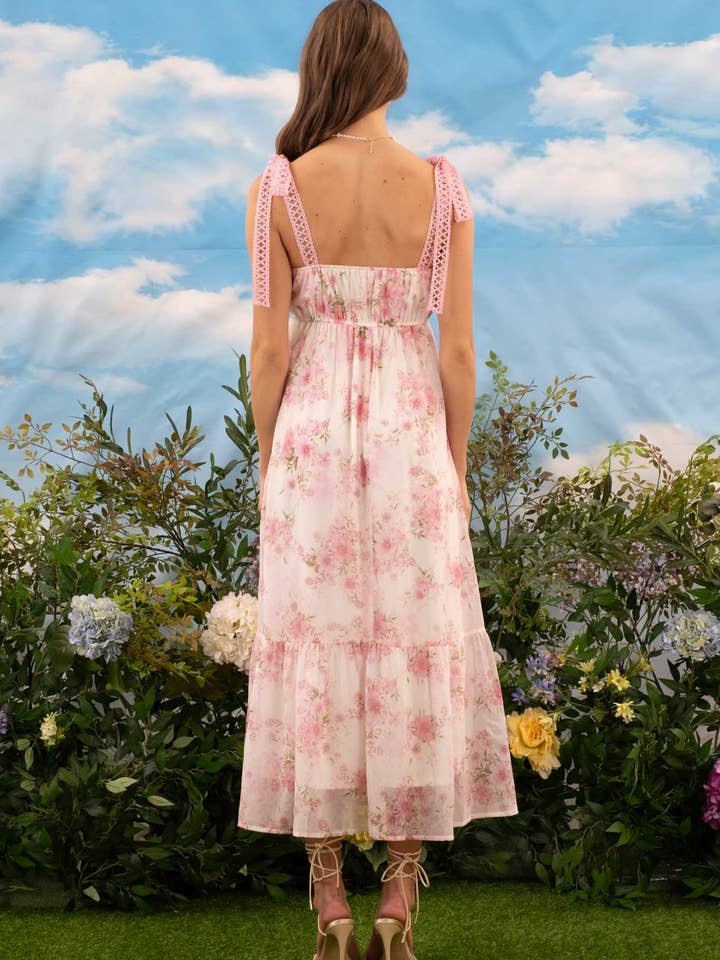 chrissy floral maxi dress Reiss Chrissy
