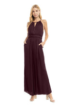 Load image into Gallery viewer, Dolly Strappy Wide Leg Jumpsuit Sangria
