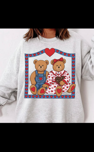 Vintage Bears Valentine's Day Graphic Top