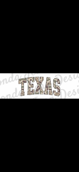 Texas Camo Graphic Top