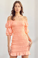 Load image into Gallery viewer, June Coral Mini Dress
