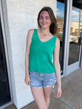 Load image into Gallery viewer, Carlie Tank Top Green
