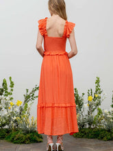 Load image into Gallery viewer, River Midi Dress Orange

