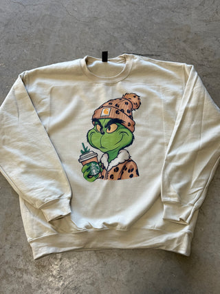 Green Man Beanie Graphic Top