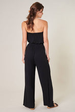 Load image into Gallery viewer, Ayanna Tube Wide Leg Jumpsuit Black
