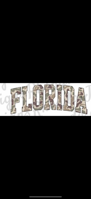 Florida Camo Graphic Top