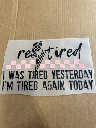 Retired DTF Print