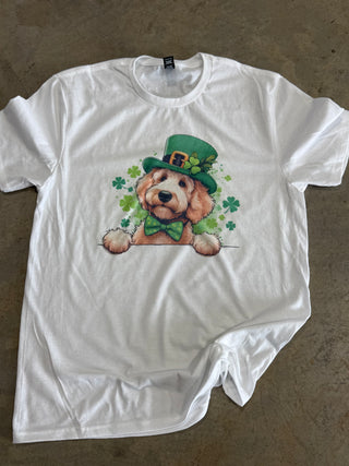 St.Patricks Day Doodle Graphic Top