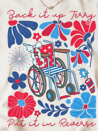 Back It Up Terry Graphic Top