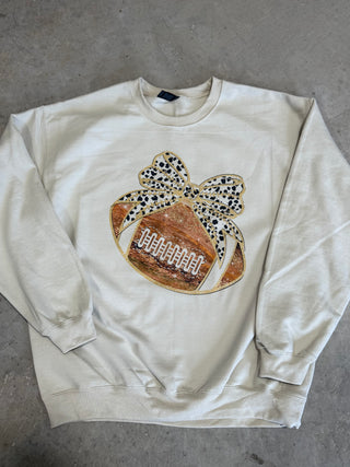 Spotted Bow Football Graphic Top