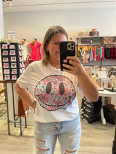 Load image into Gallery viewer, Boho Flower Smiley Graphic T-Shirt
