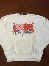 Load image into Gallery viewer, Love like Jesus Graphic Crewneck
