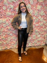 Load image into Gallery viewer, Harper Faux Leather Leggings Fit Pants Black
