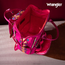 Load image into Gallery viewer, Wrangler Aztec Printed Callie Backpack - Hot Pink
