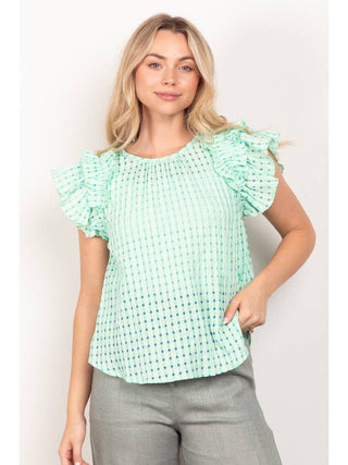 Lilly Layer Ruffle Sleeve Top