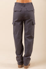 Load image into Gallery viewer, Evelyn Cargo Pants Charcoal
