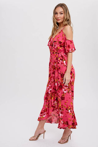 Billie Pink Ruffled Dress