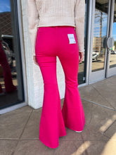 Load image into Gallery viewer, Kennedy High Rise Super Flare Denim Pants Pink
