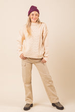 Load image into Gallery viewer, Evelyn Cargo Pants Cream
