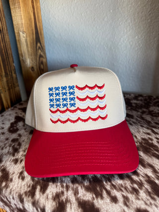 Embroidered USA Hat