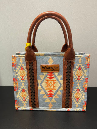 Wrangler Mini Crossbody Tote Light Blue