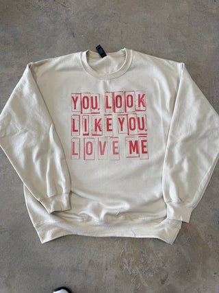 You Look Like You Love Me Graphic Top