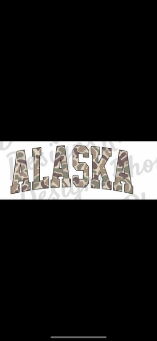 Alaska Camo Graphic Top