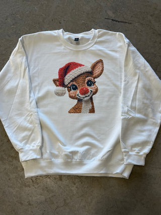 Reindeer Graphic Top