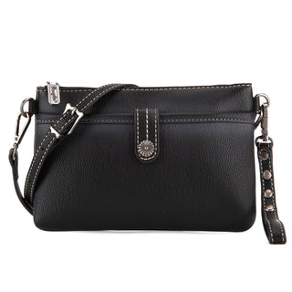 Wrangler Clutch/ Wristlet Crossbody Bag Collection -Black