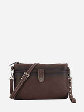 Load image into Gallery viewer, Wrangler Clutch/ Wristlet Crossbody Bag Collection -Coffee
