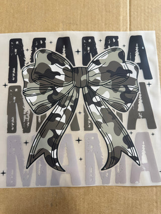 Camo Mama DTF Print