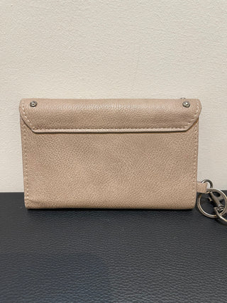 Wrangler Studded Accents Tri-Fold Key-Chain Wallet Khaki