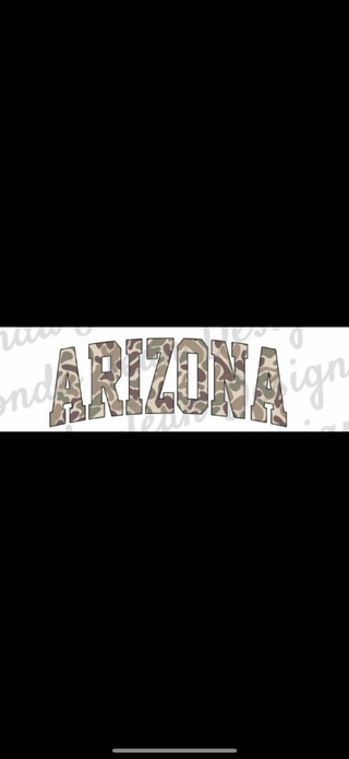 Arizona Camo Graphic Top