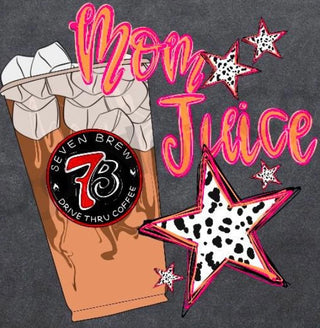 Mom Juice 7 Brew Graphic Top